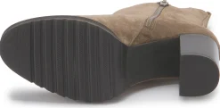 Stiefeletten|Horsch Schuhe Stiefelette in Übergrößen Grün