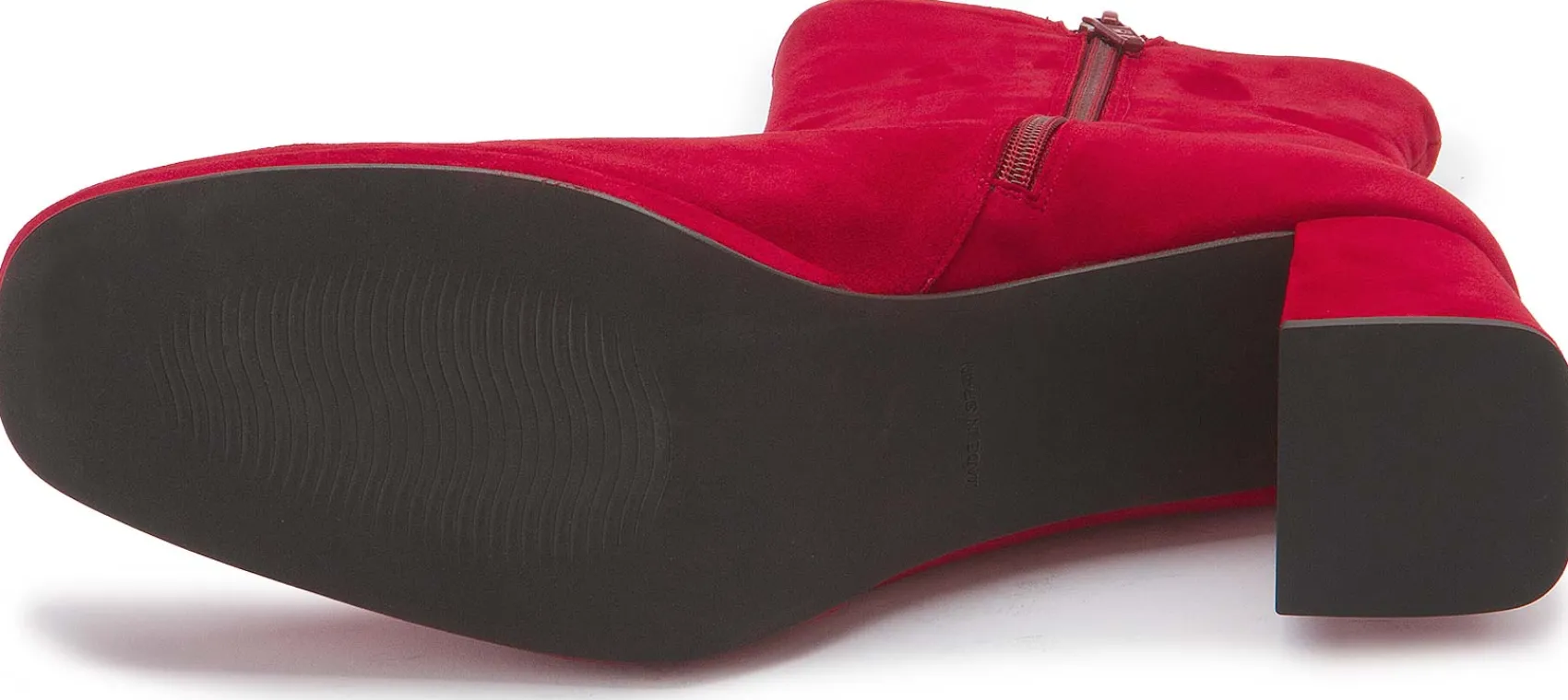 Stiefeletten|Horsch Schuhe Stiefelette in Übergrößen Rot