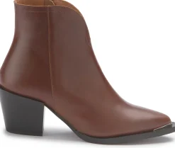 Stiefeletten|Horsch Schuhe Stiefelette in Übergrößen Braun