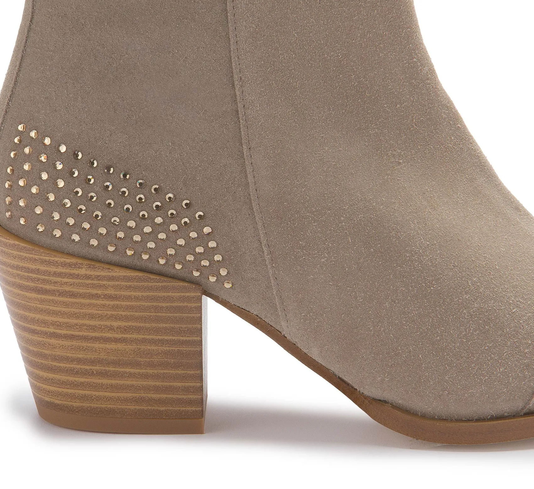 Stiefeletten|Horsch Schuhe Stiefelette in Übergrößen Beige