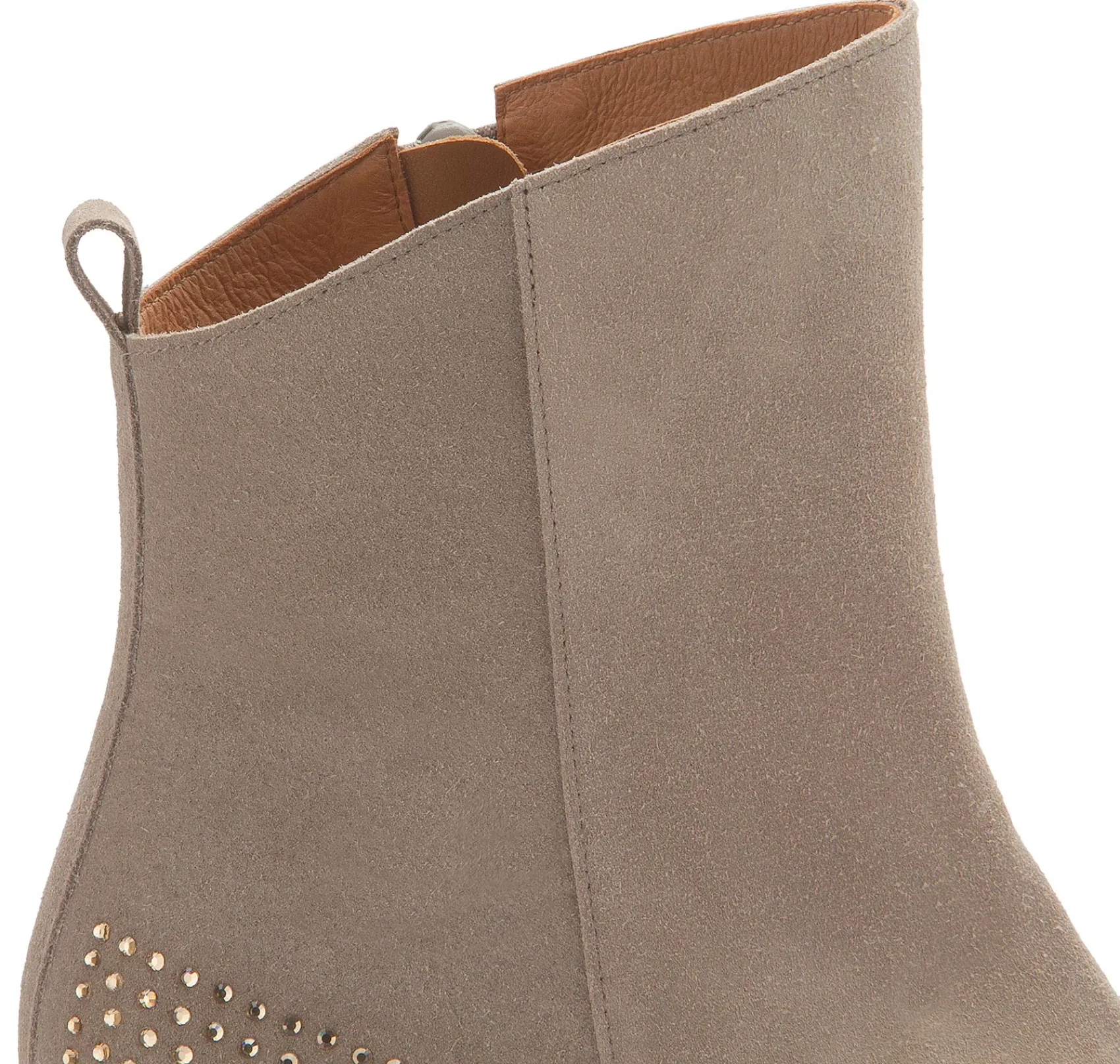Stiefeletten|Horsch Schuhe Stiefelette in Übergrößen Beige