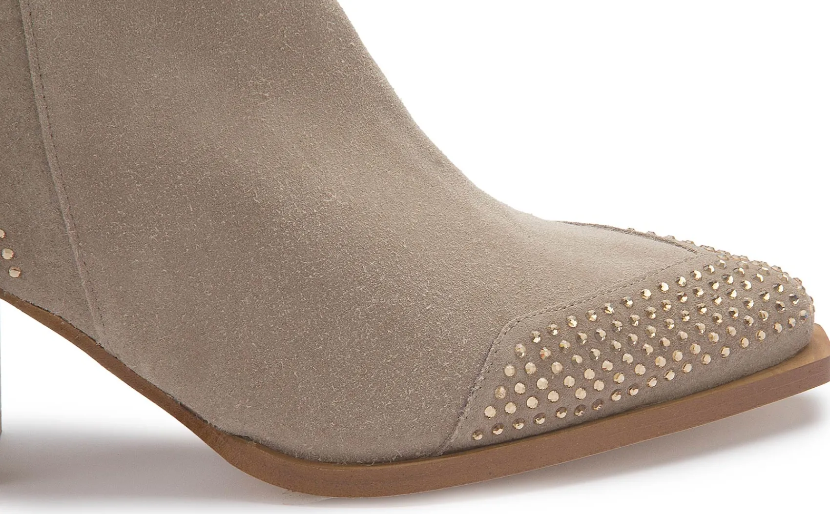 Stiefeletten|Horsch Schuhe Stiefelette in Übergrößen Beige