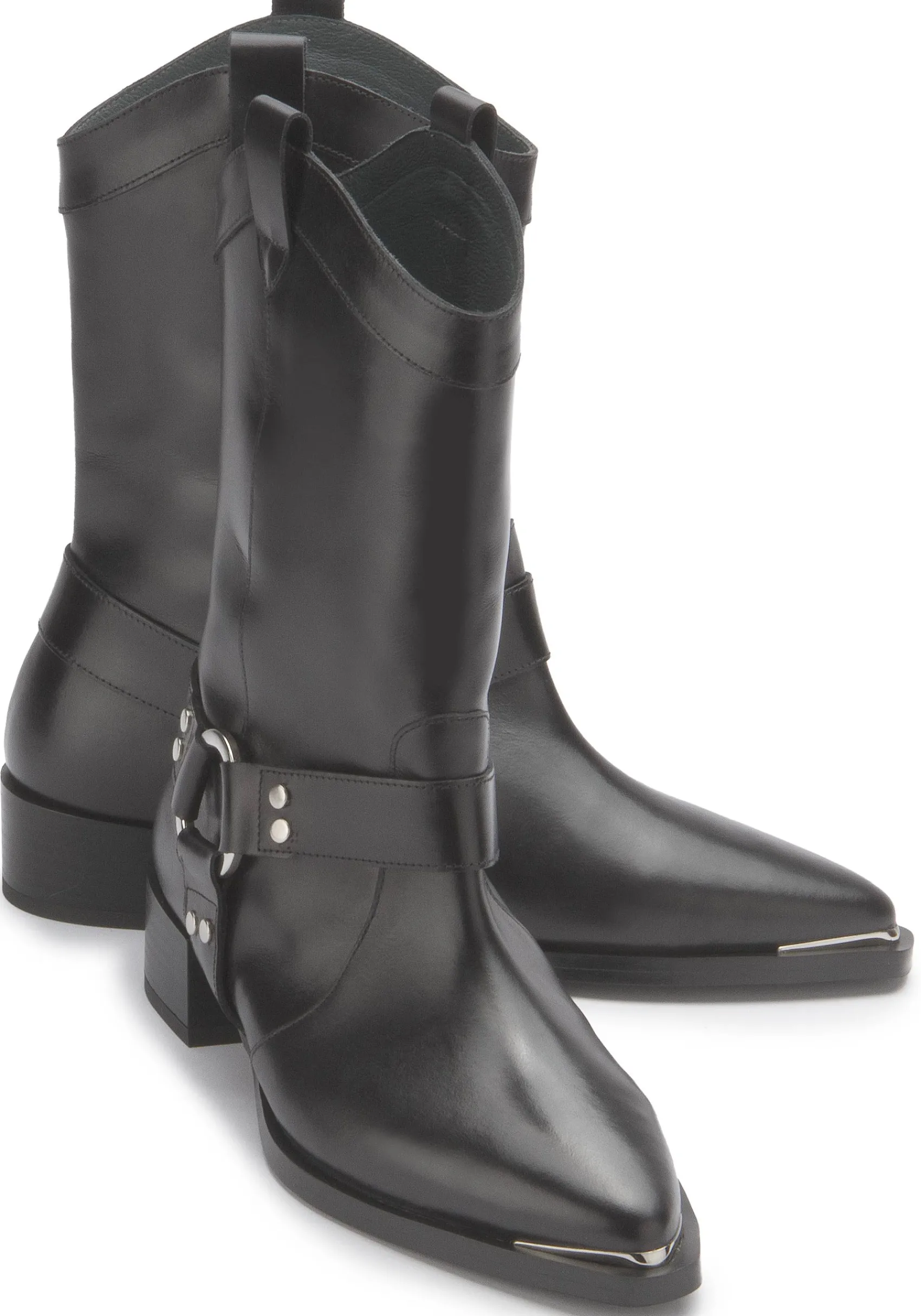 Stiefeletten|Horsch Schuhe Stiefelette in Übergrößen Schwarz