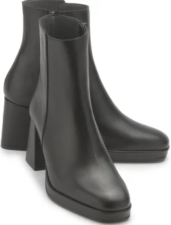 Stiefeletten|Horsch Schuhe Stiefelette in Übergrößen Schwarz