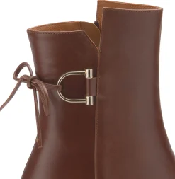 Stiefeletten|Horsch Schuhe Stiefelette in Übergrößen Braun
