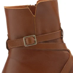 Stiefeletten|Horsch Schuhe Stiefelette in Übergrößen Braun