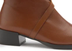 Stiefeletten|Horsch Schuhe Stiefelette in Übergrößen Braun