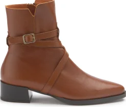 Stiefeletten|Horsch Schuhe Stiefelette in Übergrößen Braun
