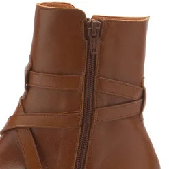 Stiefeletten|Horsch Schuhe Stiefelette in Übergrößen Braun