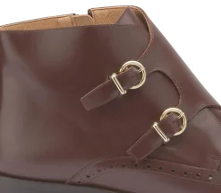Stiefeletten|Horsch Schuhe Stiefelette in Übergrößen Braun