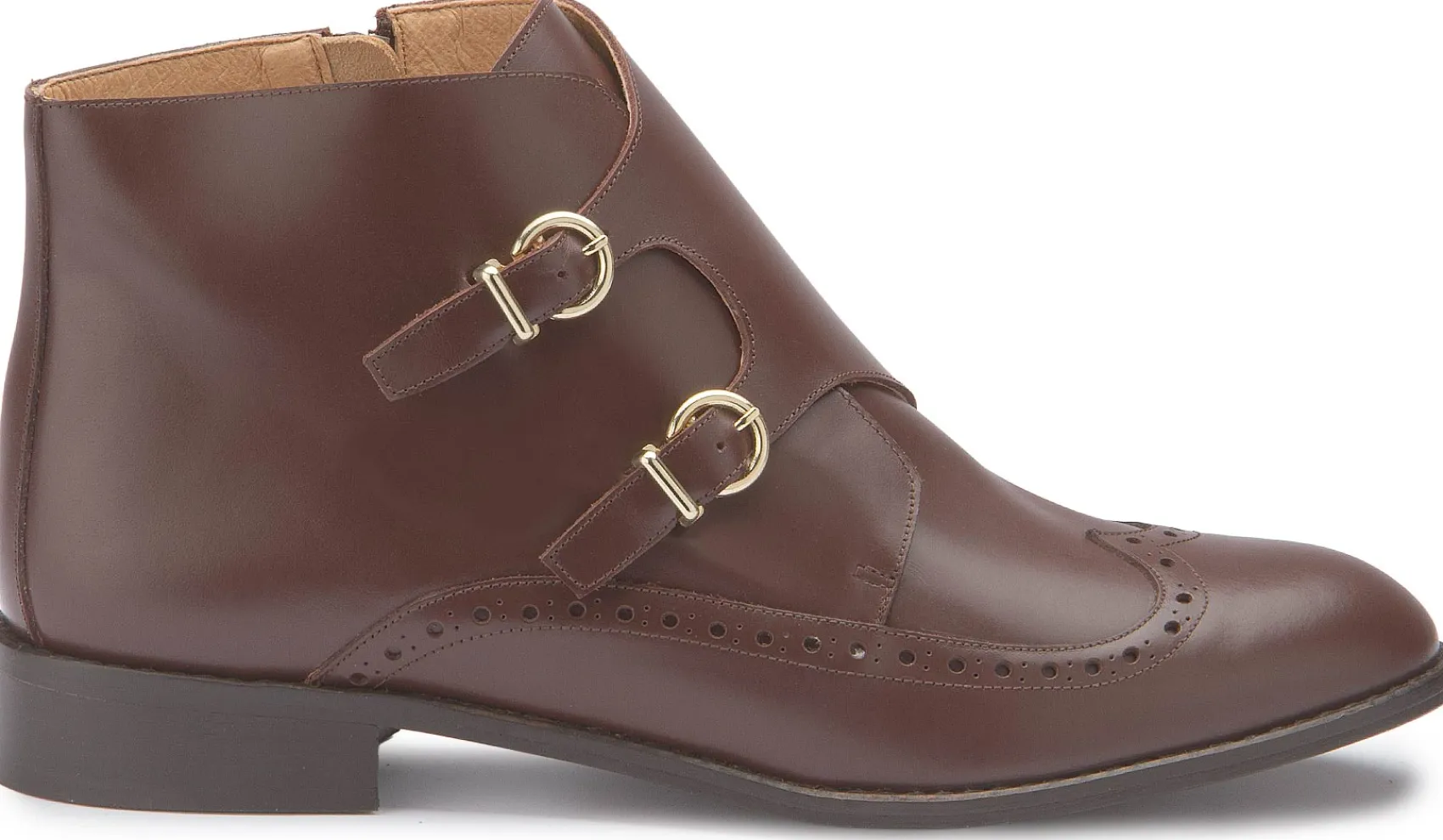 Stiefeletten|Horsch Schuhe Stiefelette in Übergrößen Braun