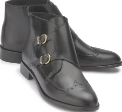 Stiefeletten|Horsch Schuhe Stiefelette in Übergrößen Schwarz