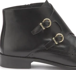Stiefeletten|Horsch Schuhe Stiefelette in Übergrößen Schwarz