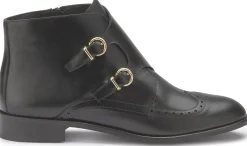 Stiefeletten|Horsch Schuhe Stiefelette in Übergrößen Schwarz