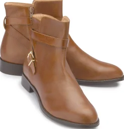 Stiefeletten|Horsch Schuhe Stiefelette in Übergrößen Braun