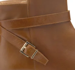 Stiefeletten|Horsch Schuhe Stiefelette in Übergrößen Braun