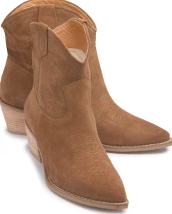 Stiefeletten|Horsch Schuhe Stiefelette in Übergrößen Braun