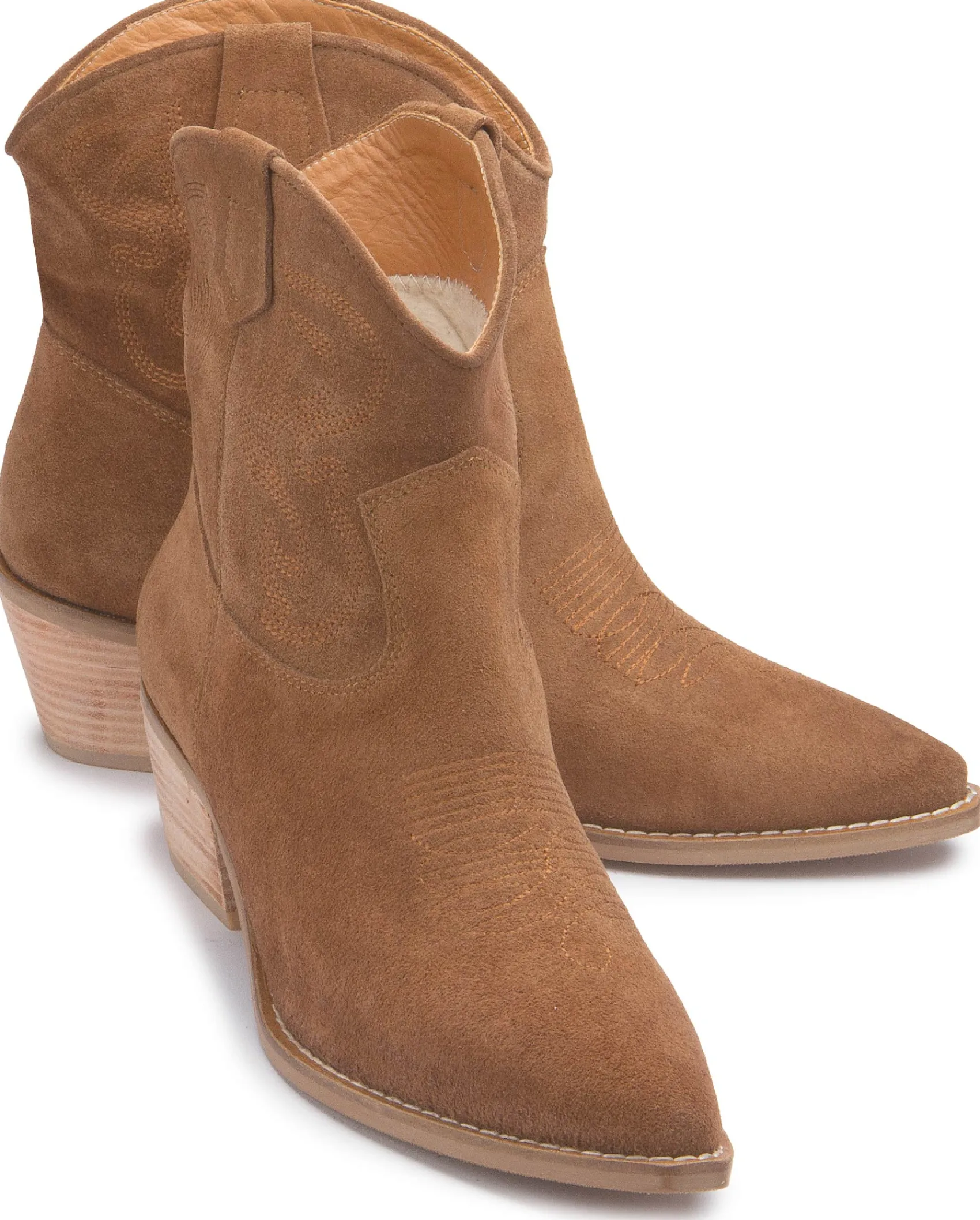 Stiefeletten|Horsch Schuhe Stiefelette in Übergrößen Braun