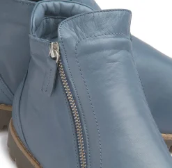 Stiefeletten|Horsch Schuhe Stiefelette in Übergrößen Blau