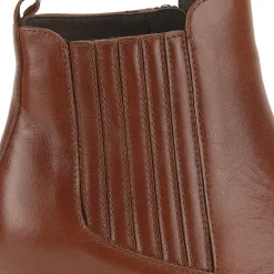 Stiefeletten|Horsch Schuhe Stiefelette in Übergrößen Braun
