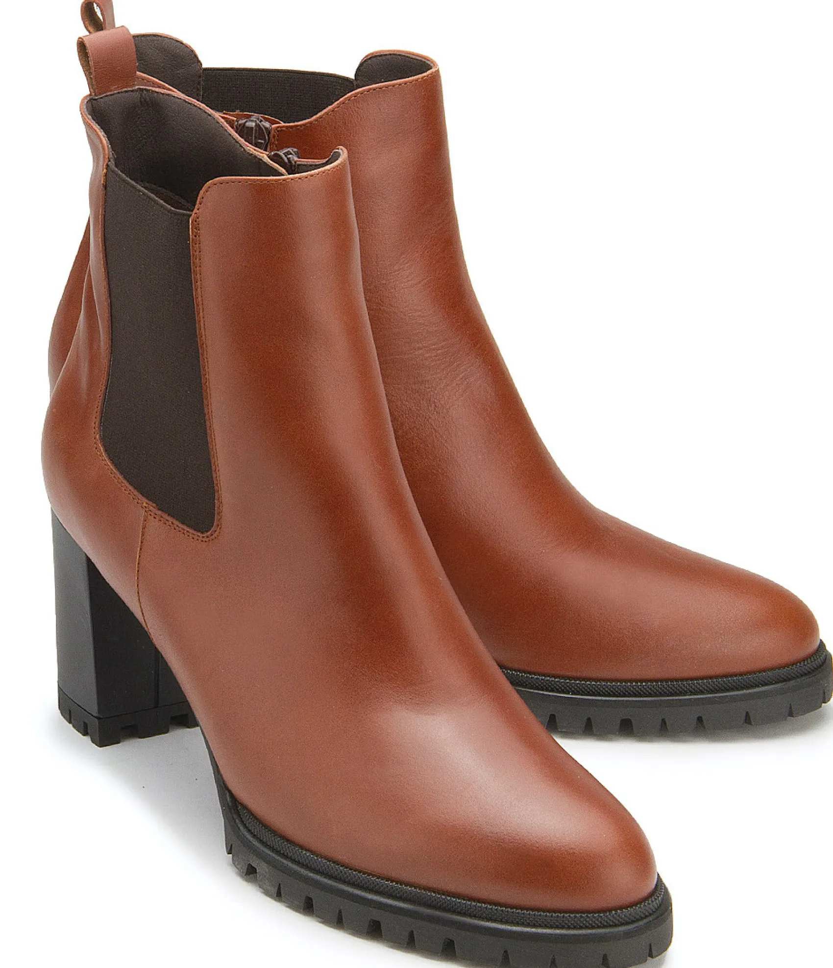 Stiefeletten|Horsch Schuhe Stiefelette in Übergrößen Braun