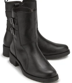 Stiefeletten|Horsch Schuhe Stiefelette in Übergrößen Schwarz