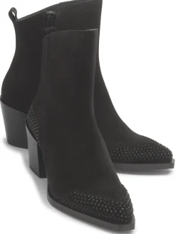Stiefeletten|Horsch Schuhe Stiefelette in Übergrößen Schwarz