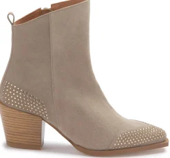Stiefeletten|Horsch Schuhe Stiefelette in Untergrößen Beige