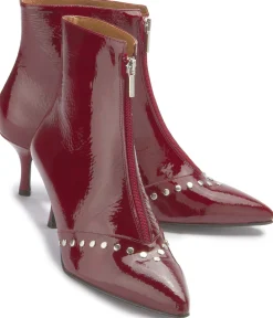 Stiefeletten|Horsch Schuhe Stiefelette in Untergrößen Rot