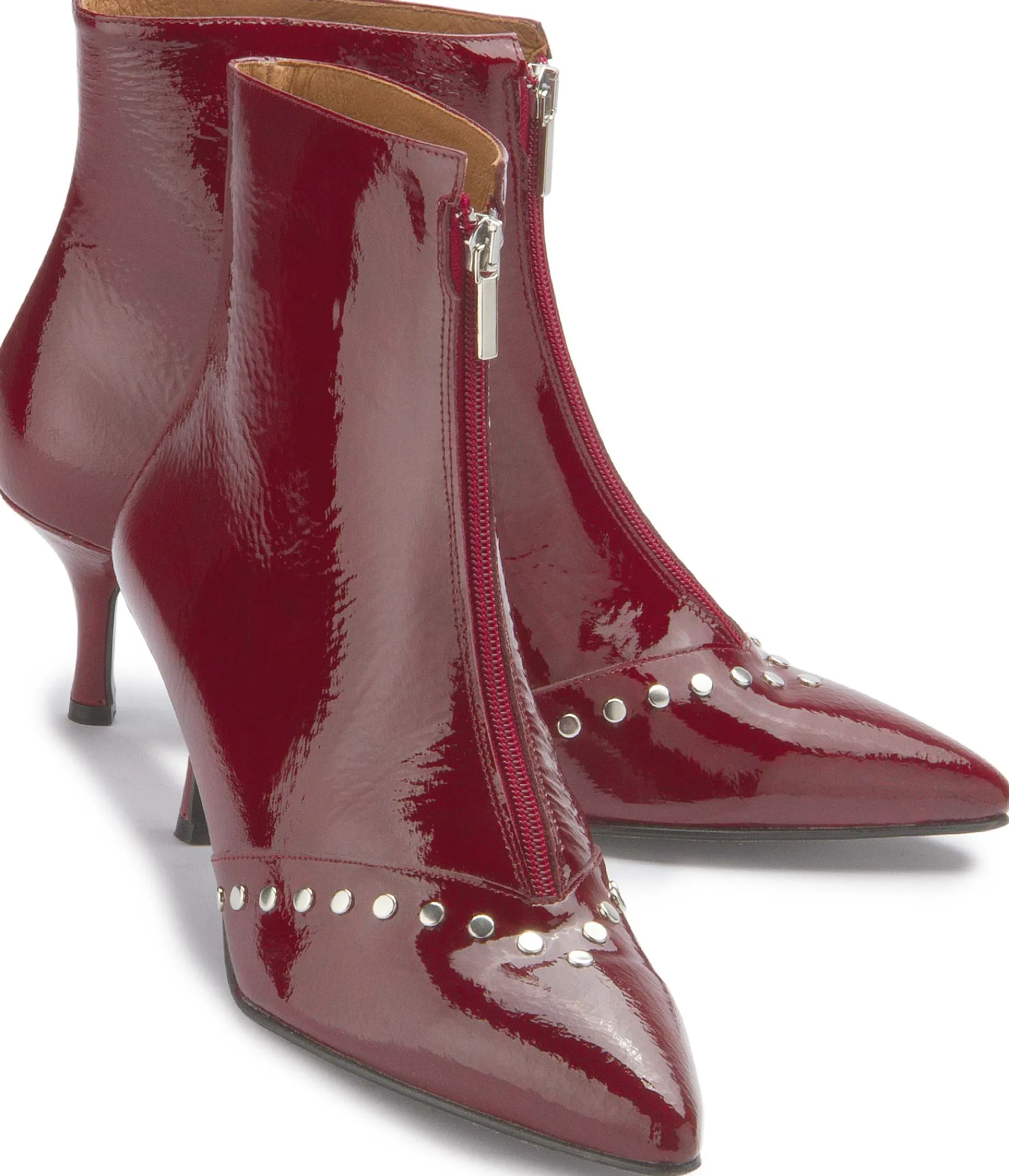 Stiefeletten|Horsch Schuhe Stiefelette in Untergrößen Rot