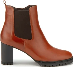 Stiefeletten|Horsch Schuhe Stiefelette in Untergrößen Braun