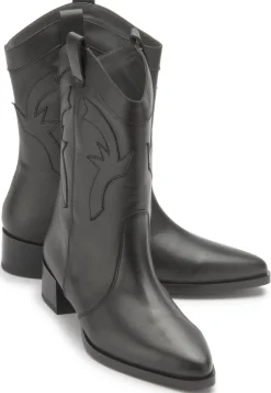 Stiefeletten|Horsch Schuhe Stiefelette in Untergrößen Schwarz