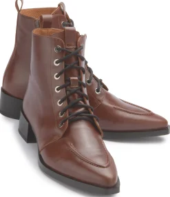 Stiefeletten|Horsch Schuhe Stiefelette in Untergrößen Braun