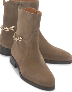 Stiefeletten|Horsch Schuhe Stiefelette in Untergrößen Braun