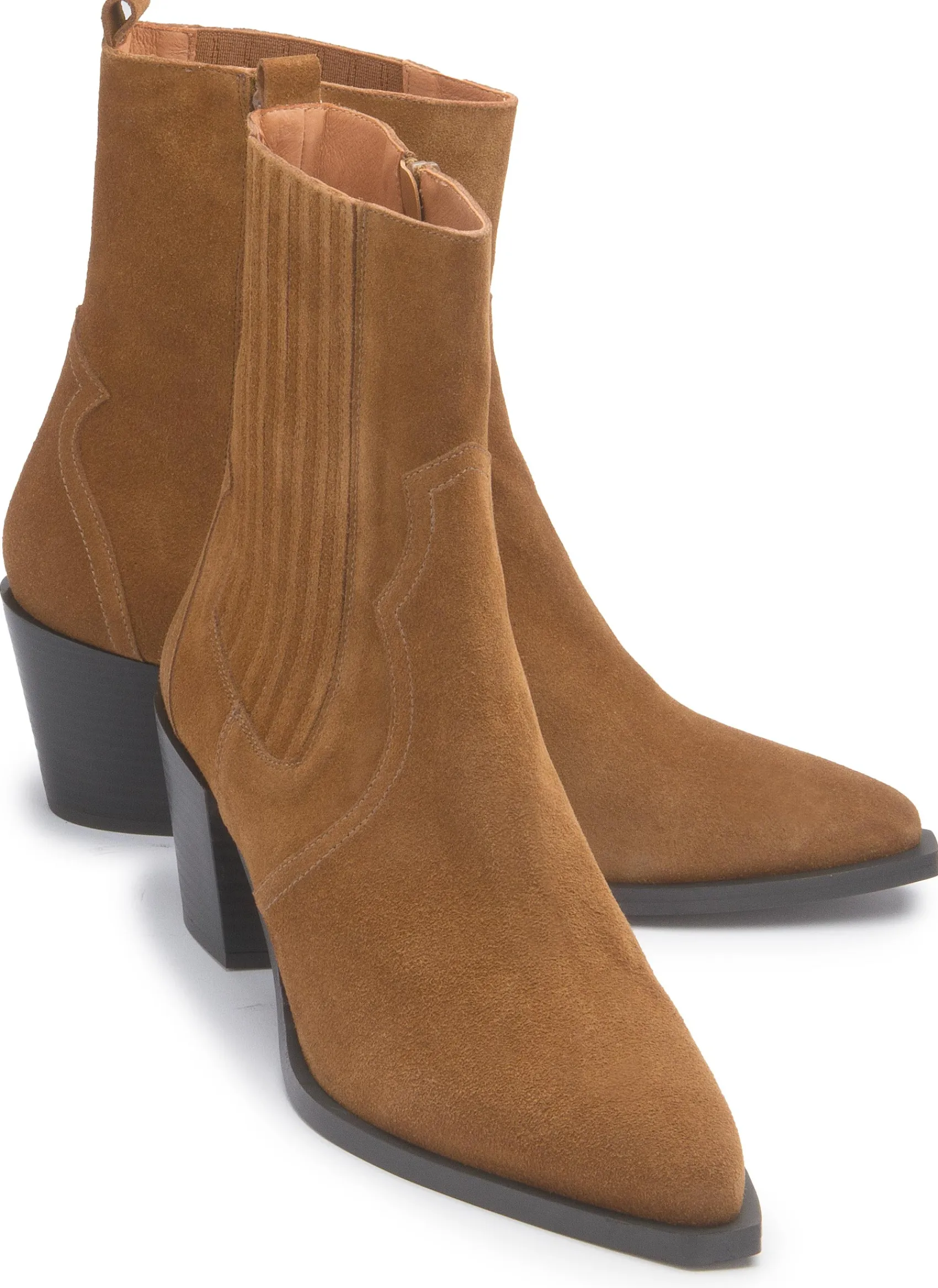 Stiefeletten|Horsch Schuhe Stiefelette in Untergrößen Braun