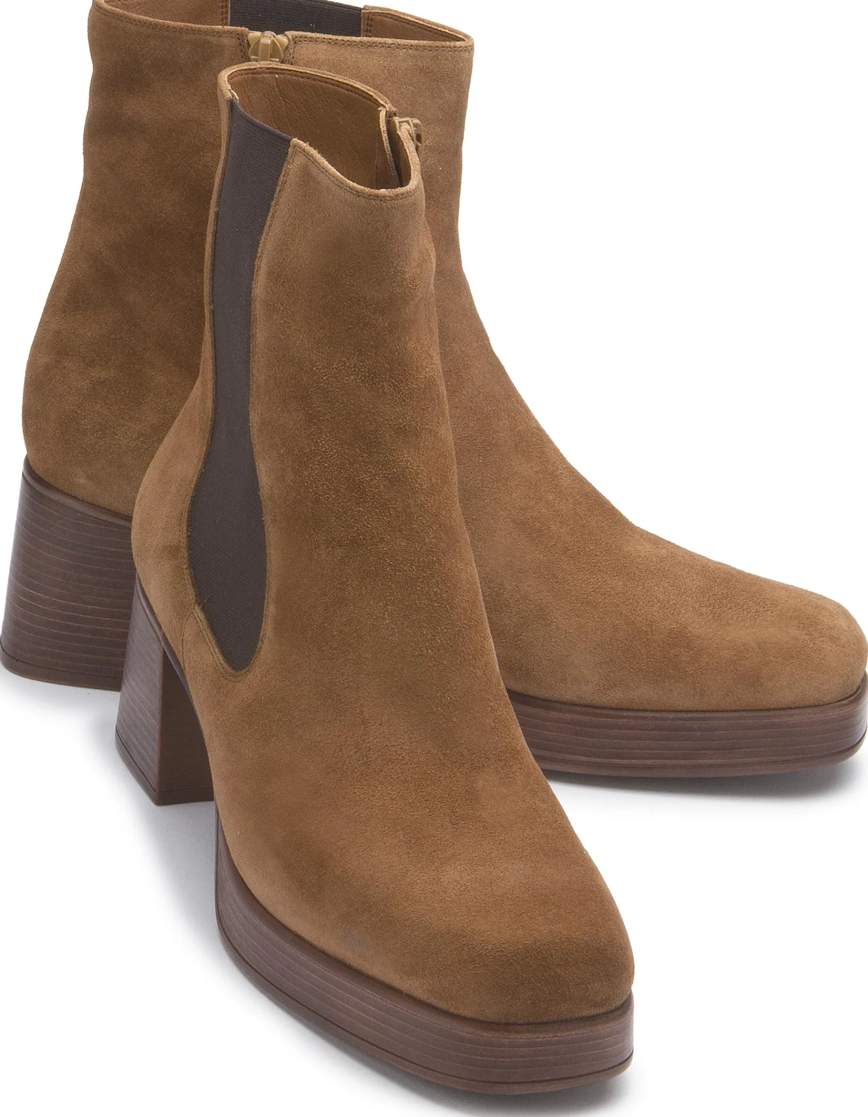Stiefeletten|Horsch Schuhe Stiefelette in Untergrößen Braun