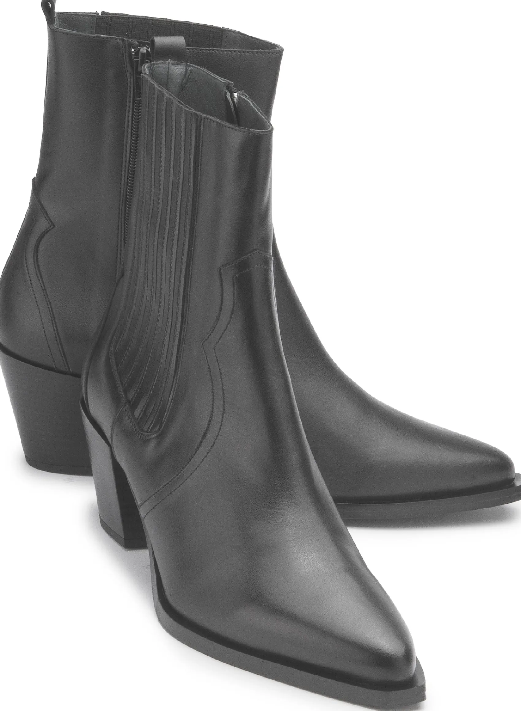 Stiefeletten|Horsch Schuhe Stiefelette in Untergrößen Schwarz