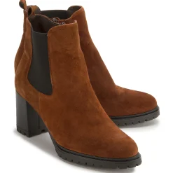 Stiefeletten|Horsch Schuhe Stiefelette in Untergrößen Braun