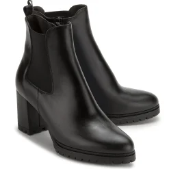 Stiefeletten|Horsch Schuhe Stiefelette in Untergrößen Schwarz