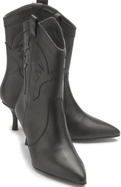 Stiefeletten|Horsch Schuhe Stiefelette in Untergrößen Schwarz
