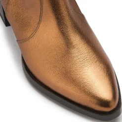 Stiefeletten|Horsch Schuhe Stiefelette in Untergrößen Gold