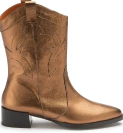 Stiefeletten|Horsch Schuhe Stiefelette in Untergrößen Gold
