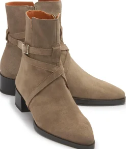 Stiefeletten|Horsch Schuhe Stiefelette in Untergrößen Beige