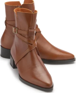 Stiefeletten|Horsch Schuhe Stiefelette in Untergrößen Braun