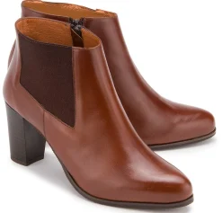 Stiefeletten|Horsch Schuhe Stiefelette in Untergrößen Braun