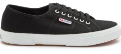 Sneaker|Schnürschuhe|superga Sneaker in Übergrößen Schwarz