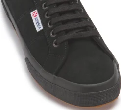 Sneaker|Schnürschuhe|superga Sneaker in Übergrößen Schwarz