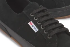 Sneaker|Schnürschuhe|superga Sneaker in Übergrößen Schwarz