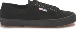 Sneaker|Schnürschuhe|superga Sneaker in Übergrößen Schwarz