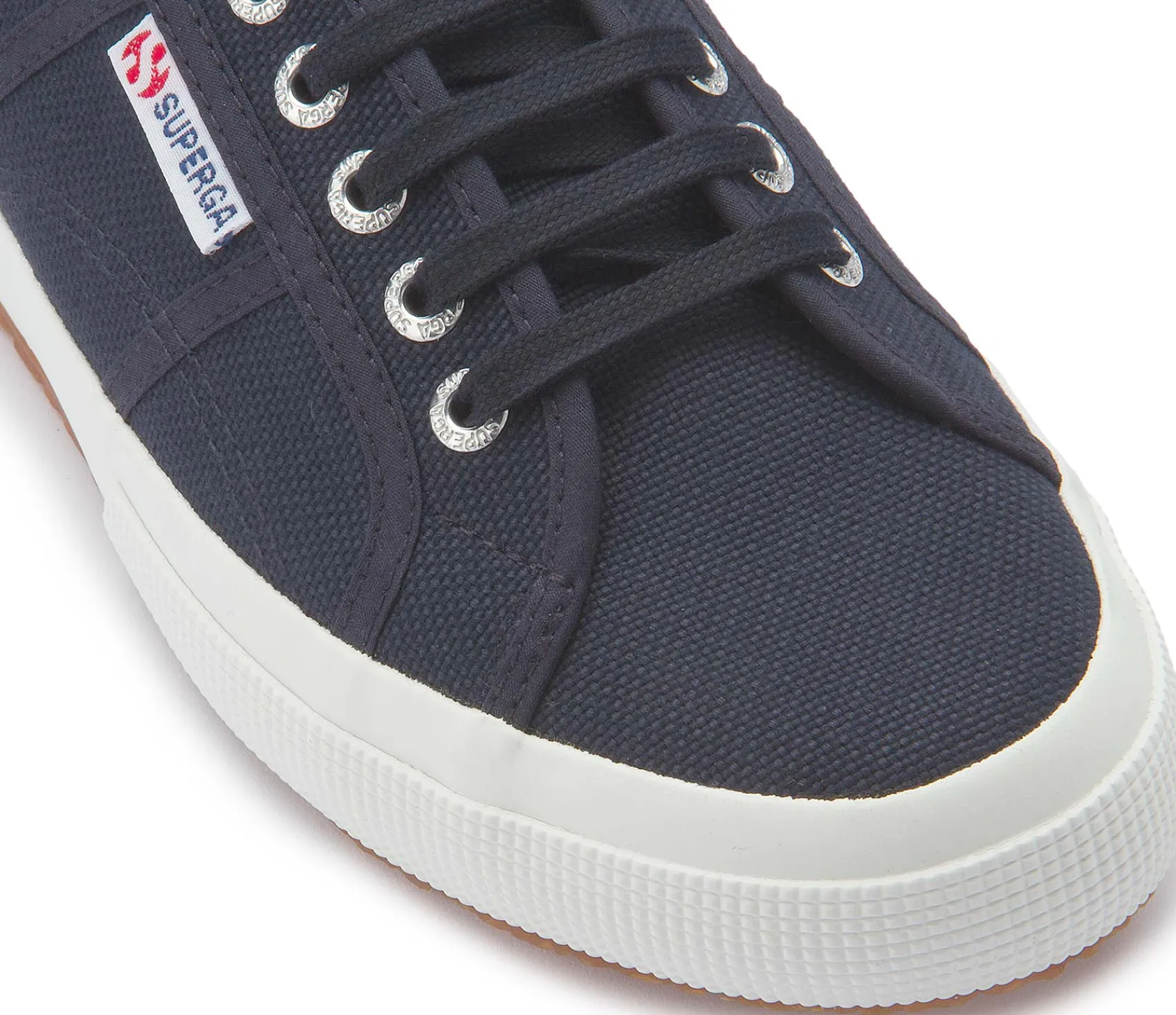 Sneaker|Schnürschuhe|superga Sneaker in Übergrößen Blau